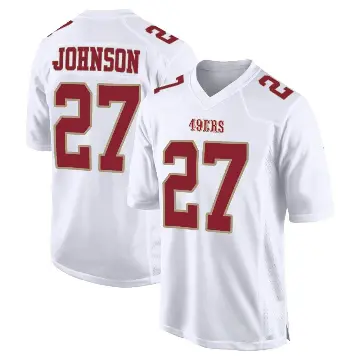 ＃27 Men's Dontae Johnson White Game San Francisco 49ers Fashion Jersey