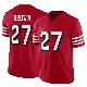 ＃27 Men's Ji'Ayir Brown Scarlet Limited San Francisco 49ers Alternate Vapor F.U.S.E. Jersey