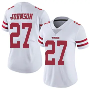 ＃27 Women's Dontae Johnson White Limited San Francisco 49ers Vapor Untouchable Jersey