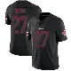＃27 Youth Ji'Ayir Brown Black Impact Limited San Francisco 49ers Jersey
