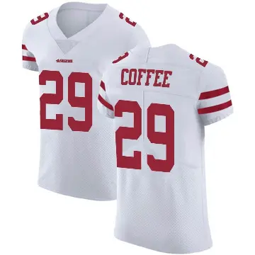 ＃29 Men's Glen Coffee White Elite San Francisco 49ers Vapor Untouchable Jersey