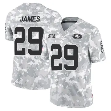 ＃29 Men's Jordan James Arctic Camo Limited San Francisco 49ers 2024 Salute to Service Jersey