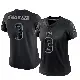 ＃3 Women's Malik Knowles Black Limited San Francisco 49ers Reflective Jersey