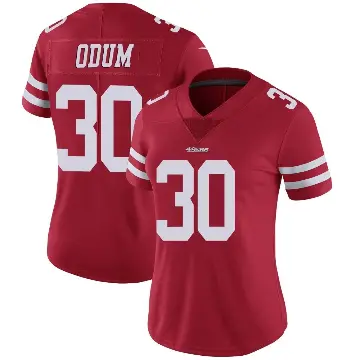 ＃30 Women's George Odum Red Limited San Francisco 49ers Team Color Vapor Untouchable Jersey