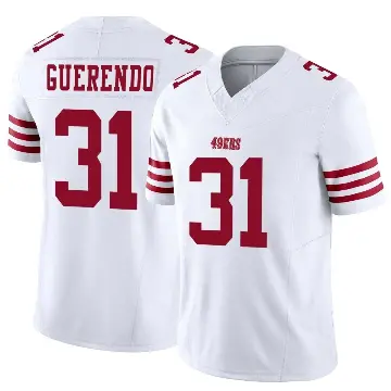 ＃31 Men's Isaac Guerendo White Limited San Francisco 49ers Vapor F.U.S.E. Jersey