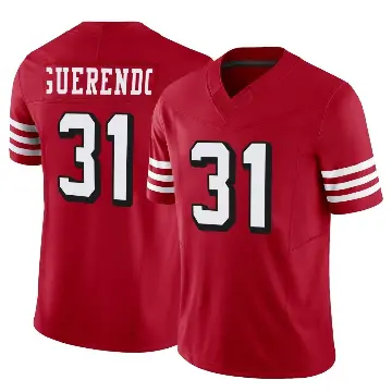 ＃31 Youth Isaac Guerendo Scarlet Limited San Francisco 49ers Alternate Vapor F.U.S.E. Jersey