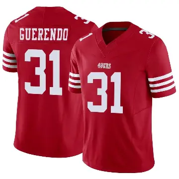 ＃31 Youth Isaac Guerendo Scarlet Limited San Francisco 49ers Vapor F.U.S.E. Jersey