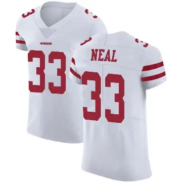 ＃33 Men's Siran Neal White Elite San Francisco 49ers Vapor Untouchable Jersey