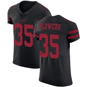 ＃35 Men's Dallis Flowers Black Elite San Francisco 49ers Alternate Vapor Untouchable Jersey