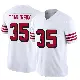 ＃35 Men's Tre Tomlinson White Limited San Francisco 49ers Alternate Vapor F.U.S.E. Jersey