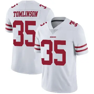 ＃35 Men's Tre Tomlinson White Limited San Francisco 49ers Vapor Untouchable Jersey