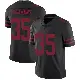 ＃35 Youth Dallis Flowers Black Limited San Francisco 49ers Alternate Vapor Untouchable Jersey