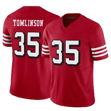 ＃35 Youth Tre Tomlinson Scarlet Limited San Francisco 49ers Alternate Vapor F.U.S.E. Jersey