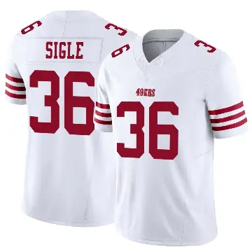 ＃36 Men's Marques Sigle White Limited San Francisco 49ers Vapor F.U.S.E. Jersey