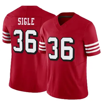 ＃36 Youth Marques Sigle Scarlet Limited San Francisco 49ers Alternate Vapor F.U.S.E. Jersey