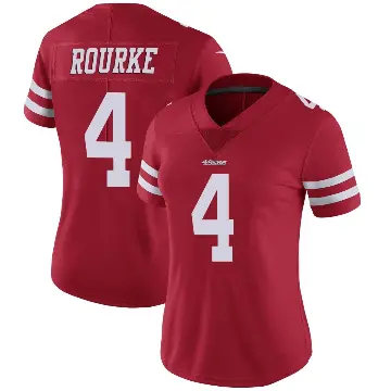 ＃4 Women's Kurtis Rourke Red Limited San Francisco 49ers Team Color Vapor Untouchable Jersey