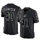 ＃40 Men's Derrick Canteen Black Limited San Francisco 49ers Reflective Jersey