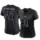 ＃40 Women's Derrick Canteen Black Limited San Francisco 49ers Reflective Jersey