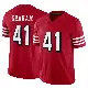 ＃41 Men's Jalen Graham Scarlet Limited San Francisco 49ers Alternate Vapor F.U.S.E. Jersey