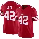 ＃42 Youth Ronnie Lott Scarlet Limited San Francisco 49ers Vapor F.U.S.E. Jersey
