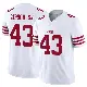 ＃43 Youth Tashaun Gipson Sr. White Limited San Francisco 49ers Vapor F.U.S.E. Jersey