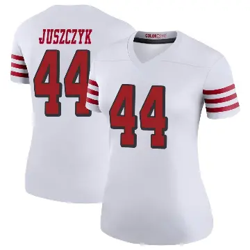 ＃44 Women's Kyle Juszczyk White Legend San Francisco 49ers Color Rush Jersey