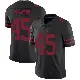 ＃45 Men's Nick Martin Black Limited San Francisco 49ers Alternate Vapor Untouchable Jersey