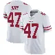 ＃47 Youth Bryce Huff White Limited San Francisco 49ers Vapor Untouchable Jersey