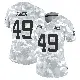 ＃49 Women's Corey Kiner Arctic Camo Limited San Francisco 49ers Francisco 2024 Salute to Service Jersey