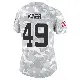＃49 Women's Corey Kiner Arctic Camo Limited San Francisco 49ers Francisco 2024 Salute to Service Jersey