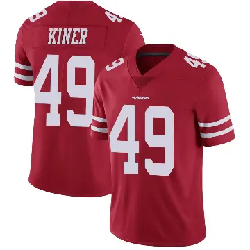 ＃49 Youth Corey Kiner Red Limited San Francisco 49ers Team Color Vapor Untouchable Jersey