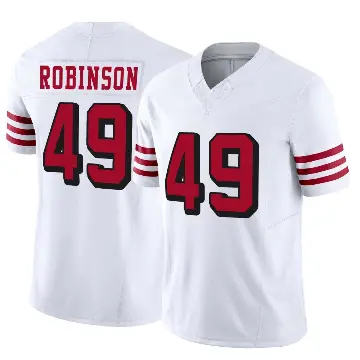 ＃49 Youth Jakob Robinson White Limited San Francisco 49ers Alternate Vapor F.U.S.E. Jersey