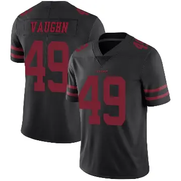 ＃49 Youth Ke'Shawn Vaughn Black Limited San Francisco 49ers Alternate Vapor Untouchable Jersey
