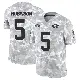 ＃5 Youth Demarcus Robinson Arctic Camo Limited San Francisco 49ers 2024 Salute to Service Jersey