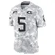 ＃5 Youth Demarcus Robinson Arctic Camo Limited San Francisco 49ers 2024 Salute to Service Jersey