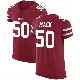 ＃50 Men's Alex Mack Red Elite San Francisco 49ers Team Color Vapor Untouchable Jersey