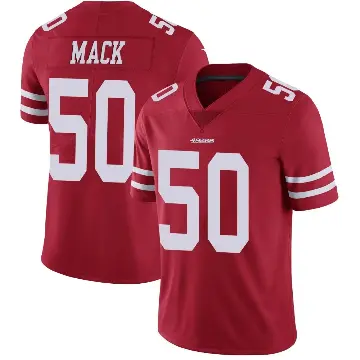 ＃50 Youth Alex Mack Red Limited San Francisco 49ers Team Color Vapor Untouchable Jersey