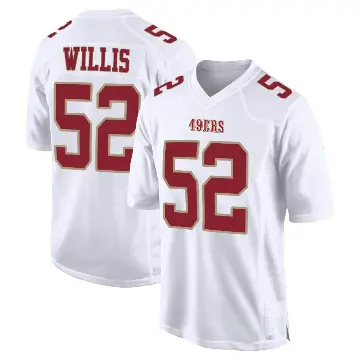 ＃52 Men's Patrick Willis White Game San Francisco 49ers Fashion Jersey