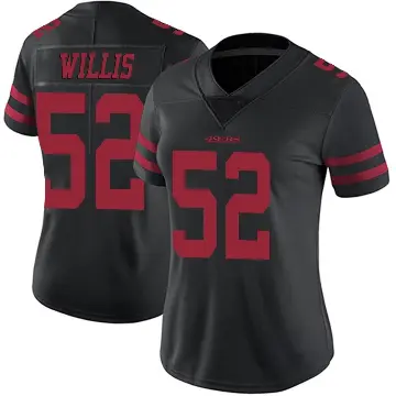 ＃52 Women's Patrick Willis Black Limited San Francisco 49ers Alternate Vapor Untouchable Jersey