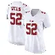 ＃52 Women's Patrick Willis White Game San Francisco 49ers Fashion Jersey