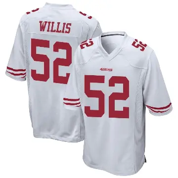 ＃52 Youth Patrick Willis White Game San Francisco 49ers Jersey