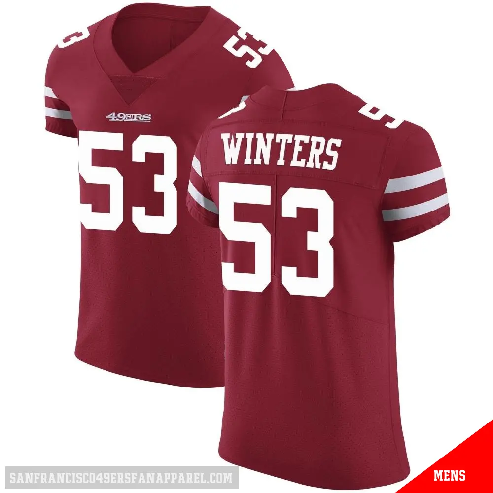 ＃53 Men's Dee Winters Red Elite San Francisco 49ers Team Color Vapor Untouchable Jersey
