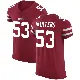 ＃53 Men's Dee Winters Red Elite San Francisco 49ers Team Color Vapor Untouchable Jersey