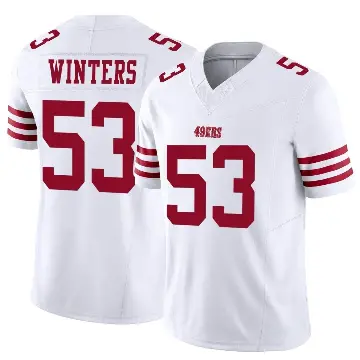 ＃53 Men's Dee Winters White Limited San Francisco 49ers Vapor F.U.S.E. Jersey