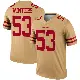 ＃53 Youth Dee Winters Gold Legend San Francisco 49ers Inverted Jersey
