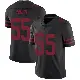 ＃55 Youth Drew Moss Black Limited San Francisco 49ers Alternate Vapor Untouchable Jersey