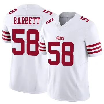 ＃58 Youth Alex Barrett White Limited San Francisco 49ers Vapor F.U.S.E. Jersey