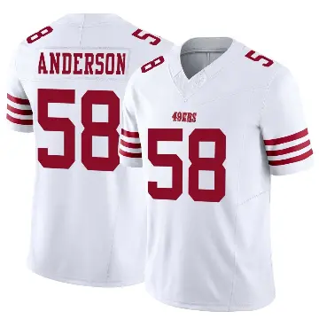 ＃58 Youth Evan Anderson White Limited San Francisco 49ers Vapor F.U.S.E. Jersey