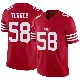 ＃58 Youth Keena Turner Scarlet Limited San Francisco 49ers Vapor F.U.S.E. Jersey