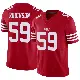 ＃59 Men's Curtis Robinson Scarlet Limited San Francisco 49ers Vapor F.U.S.E. Jersey